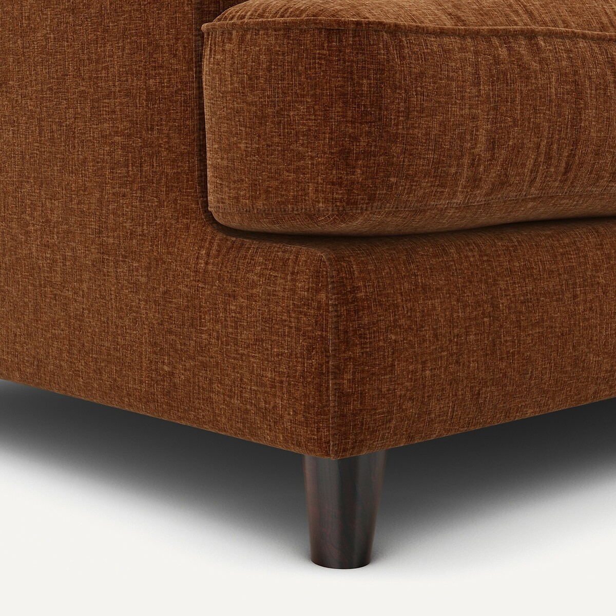 AM.PM<br>Sofá de canto em veludo chenille, Alwine