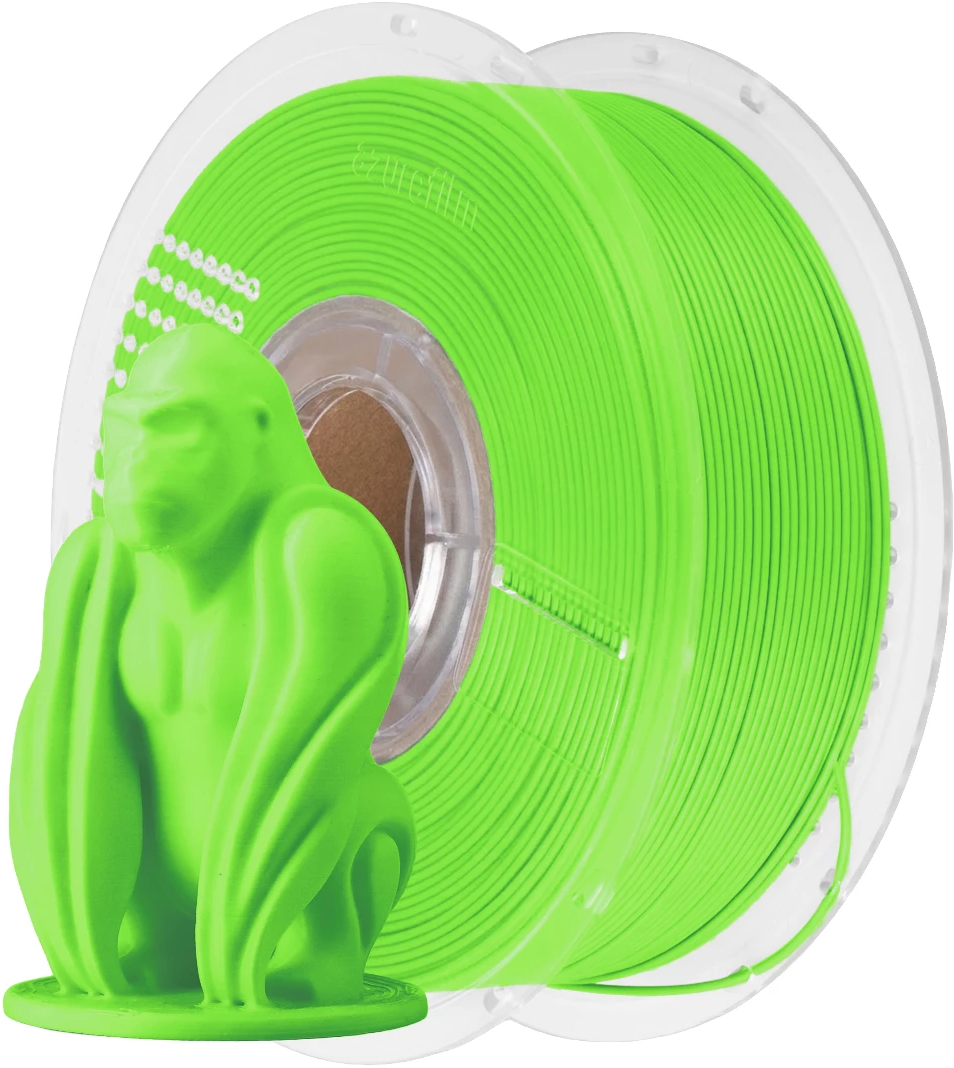 AzureFilm  PLA Grün, 1,75 mm / 1000 g (1 kg)    Hochwertiger Druck mit guten mechanischen Eigenschaften