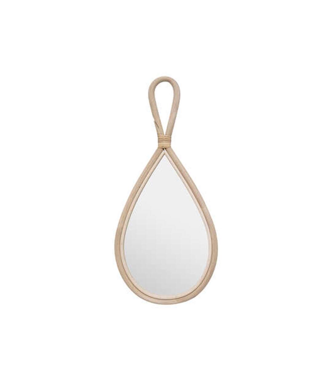 Lot de 2 Miroirs Muraux Carmen 18cm Beige