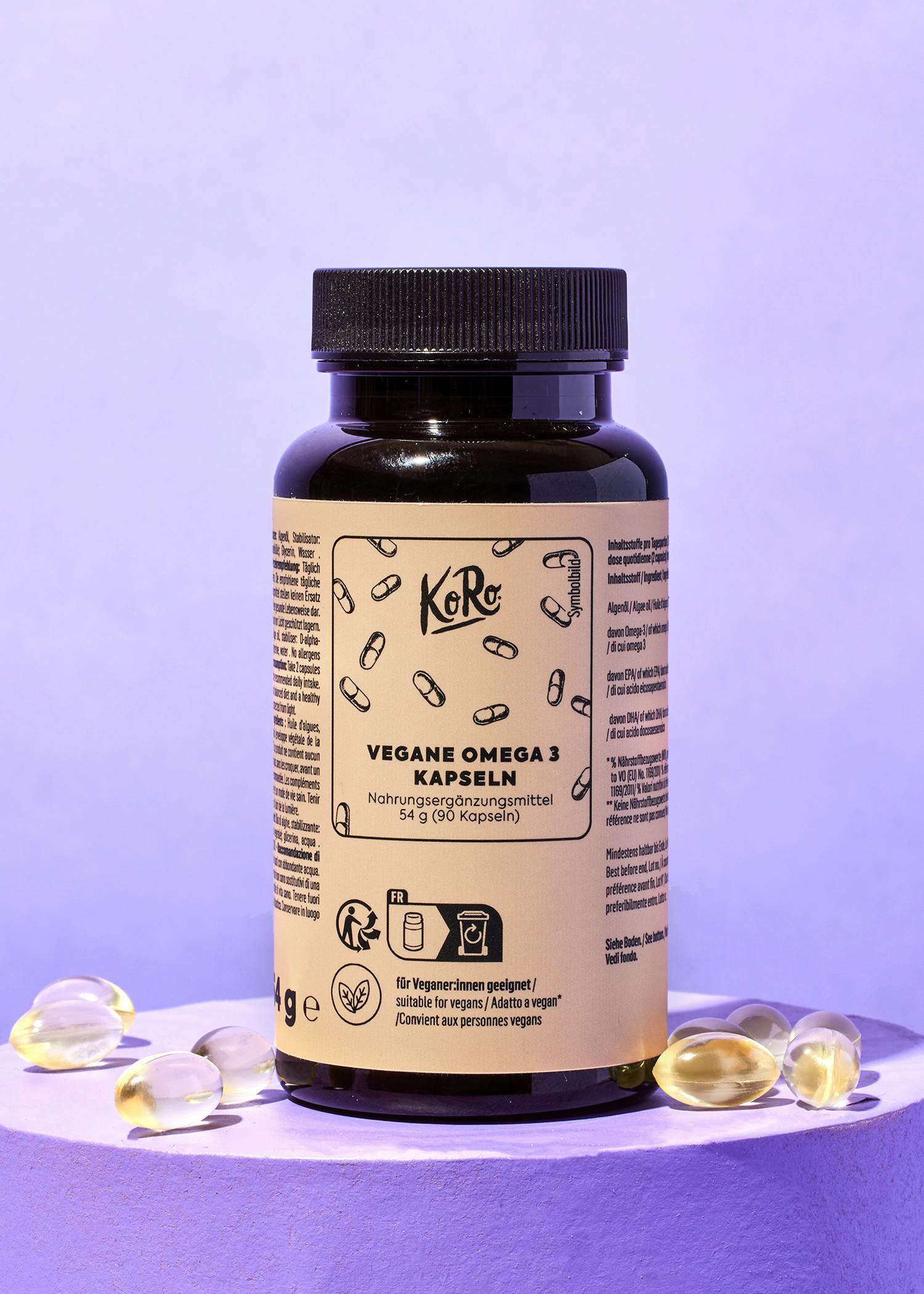 Vegane Omega 3 Kapseln 90 Stück
