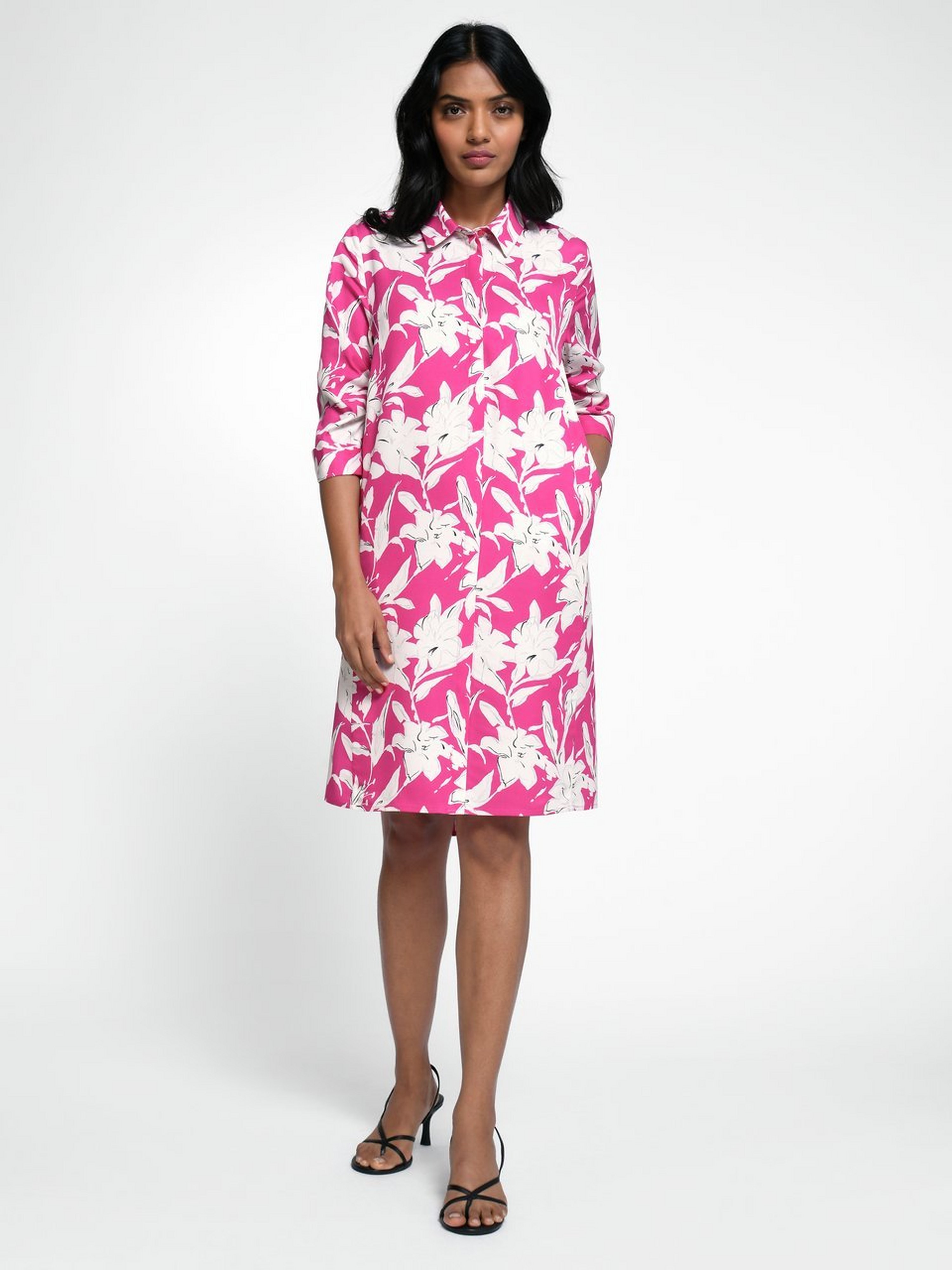 Kleid mit 3/4-Arm