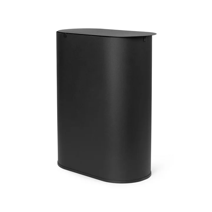 Ferm Living - Enkel Mülleimer, M, schwarz