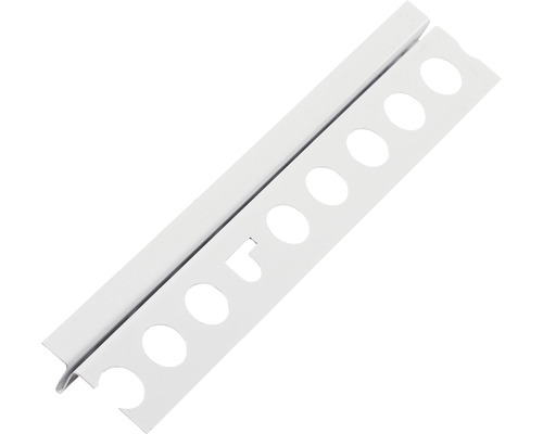 PROTEKTOR eind-/eindprofiel met schaduwvoeg voor droogbouw, gegalvaniseerd staal, wit, 3000 x 10 mm, bundel = 15 stuks