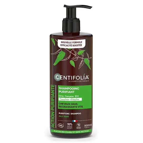 Centifolia - Shampooing purifiant - cheveux gras, regraissants vite 500ml