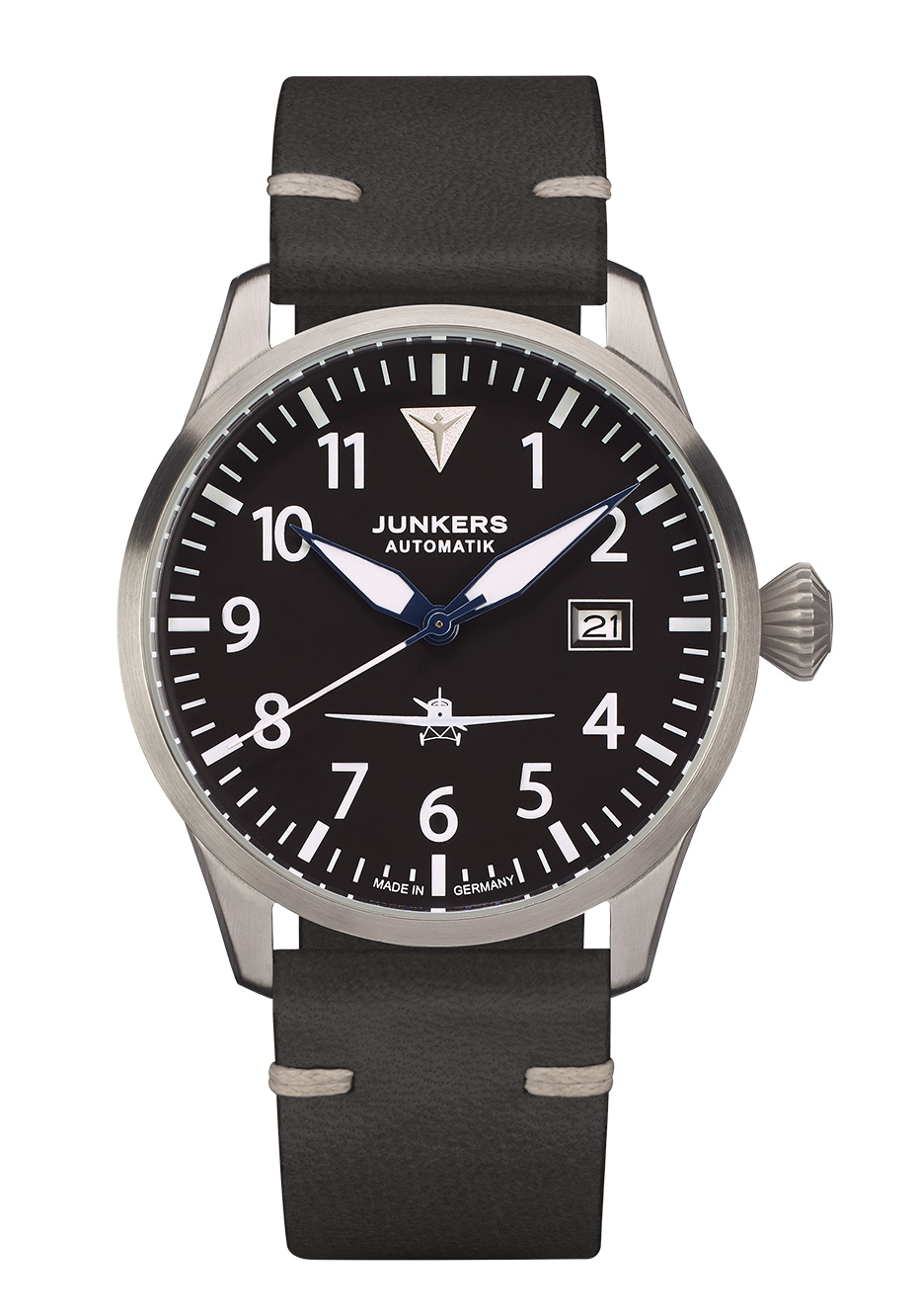 Junkers Flieger Automatikuhr Schwarz 9.58.01.02