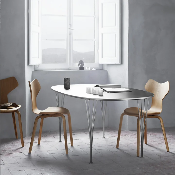 Fritz Hansen - Grand Prix Stuhl, Eiche natur