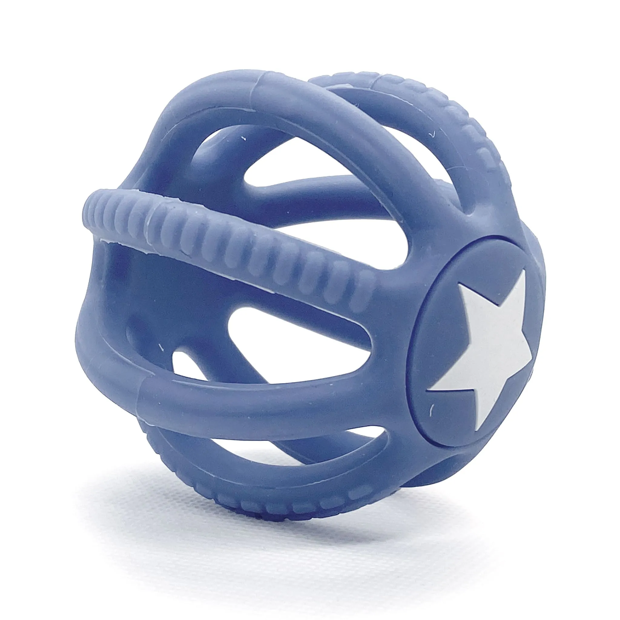 Kushies Jouet de Dentition Balle - Bleu