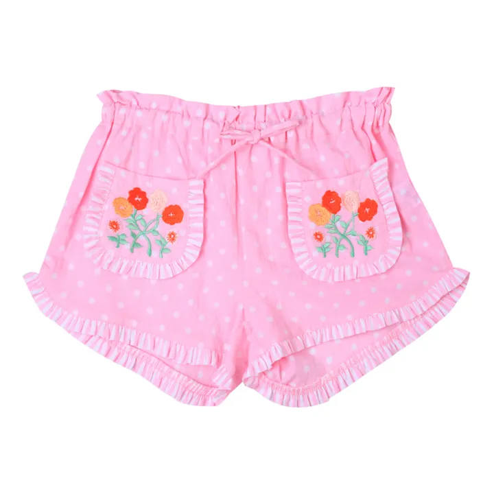 Kidsagogo Short Acacia Brodé à Pois | Rose
