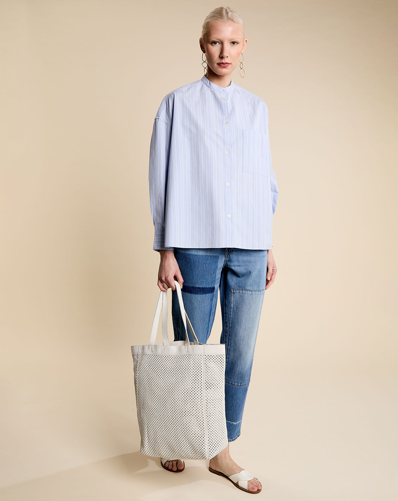 Bellerose Jean slim Pam bleu vintage