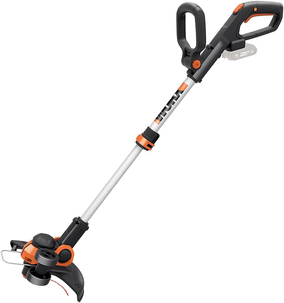 WORX WG749E Akku Rasenmäher 40V (2x20V) & WG163E.9 Akku Rasentrimmer 20V – Rasen