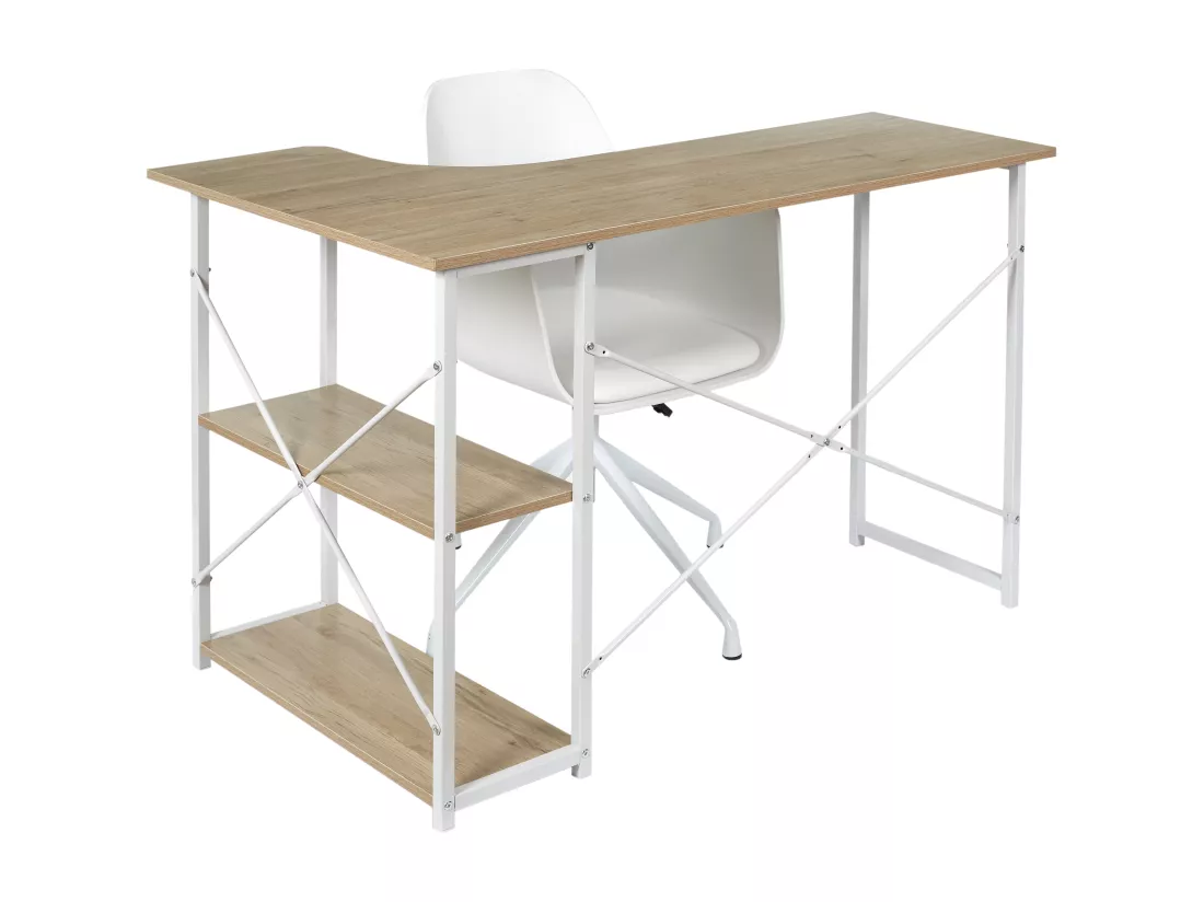 Bureau D Angle Job Blanc