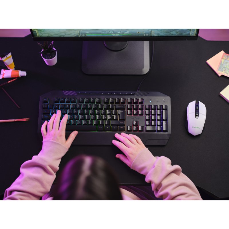 Trust GXT 110 FELOX souris Gaming Droitier RF sans fil Optique 4800 DPI