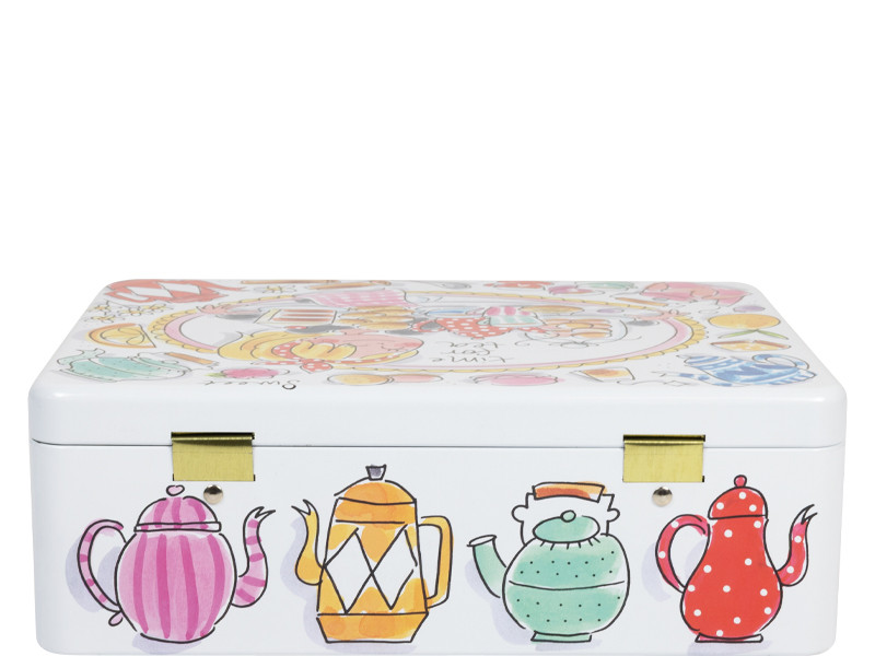 Theeblik 20x16cm Even Bijkletsen Time For Tea
