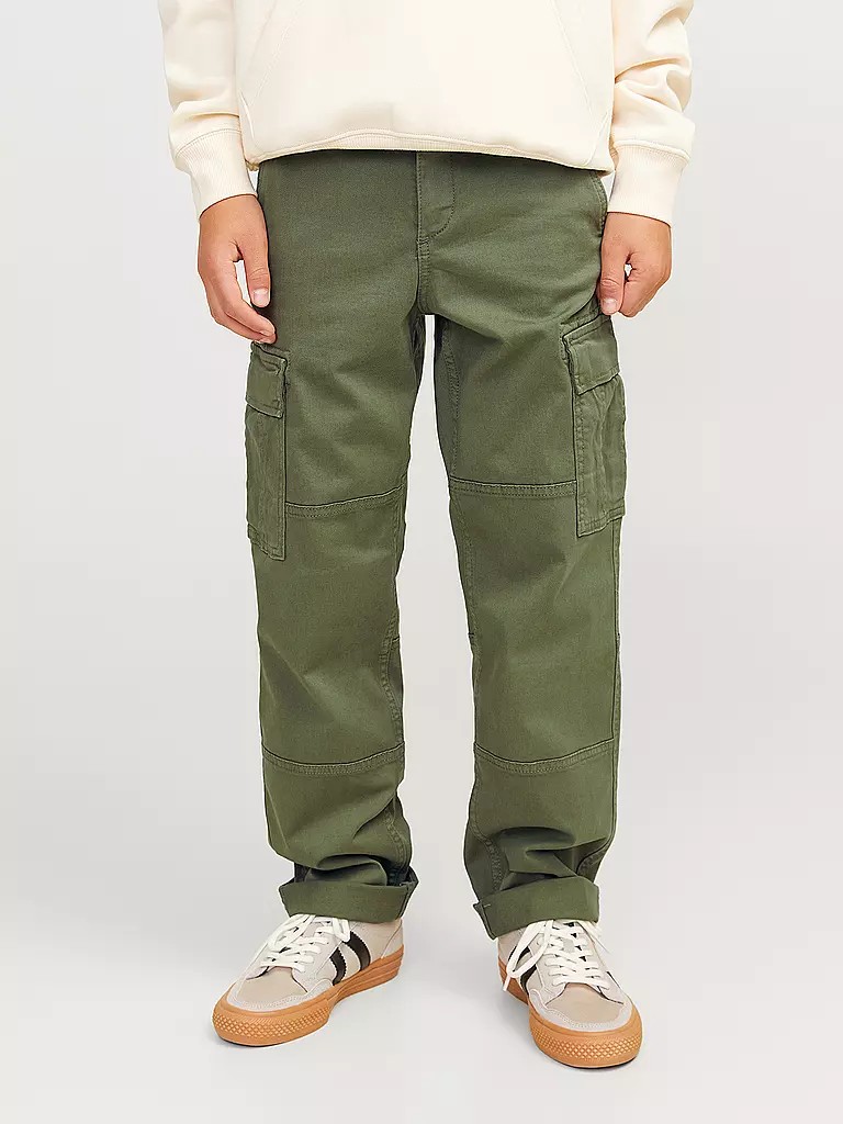 JACK & JONES Jungen Cargohose JPSTKANE JJHARLOW olive