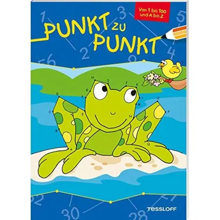Tessloff Punkt zu Punkt 1 bis 100 und A bis Z (Frosch)