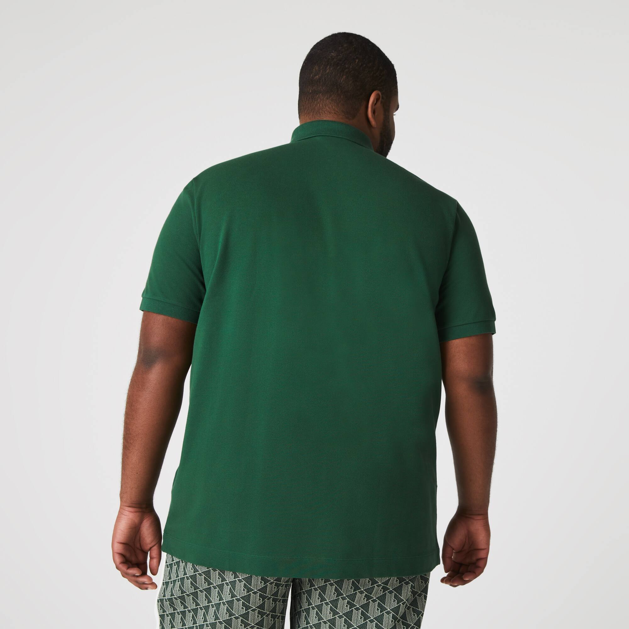 Smart Paris Stretch Cotton Piqué Poloshirt Kurze Ärmel - Grün - Lacoste - Herren