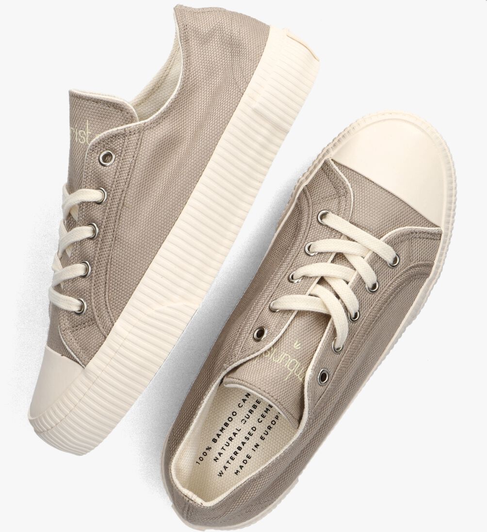 BAMBURISTA grijze bamburista lage sneakers ladybug paloma low