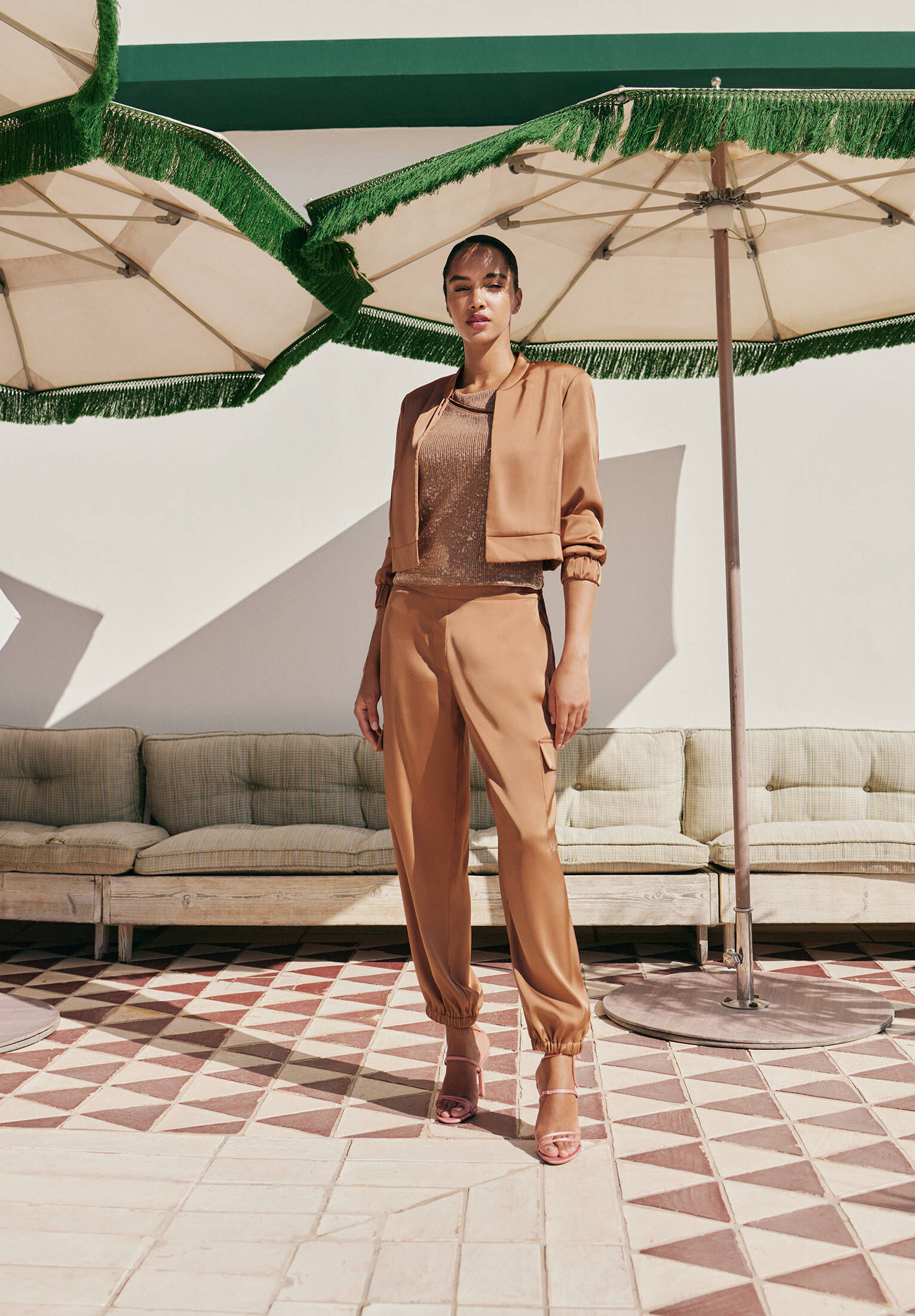 Vera Mont| Damen Schlupfhose mit aufgesetzten Taschen