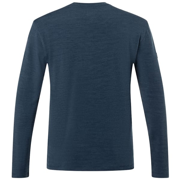 T-shirt randonnée SUPER.NATURAL SKIING BEAR BRUSH LS BLUEBERRY/VAPOR GREY