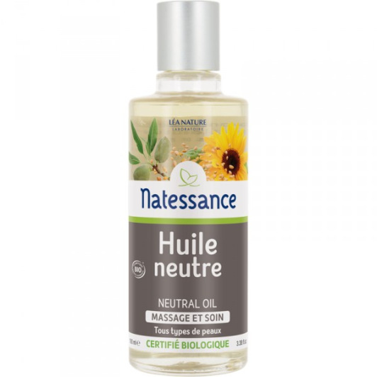 Natessance Huile Neutre Bio Massage et Soin