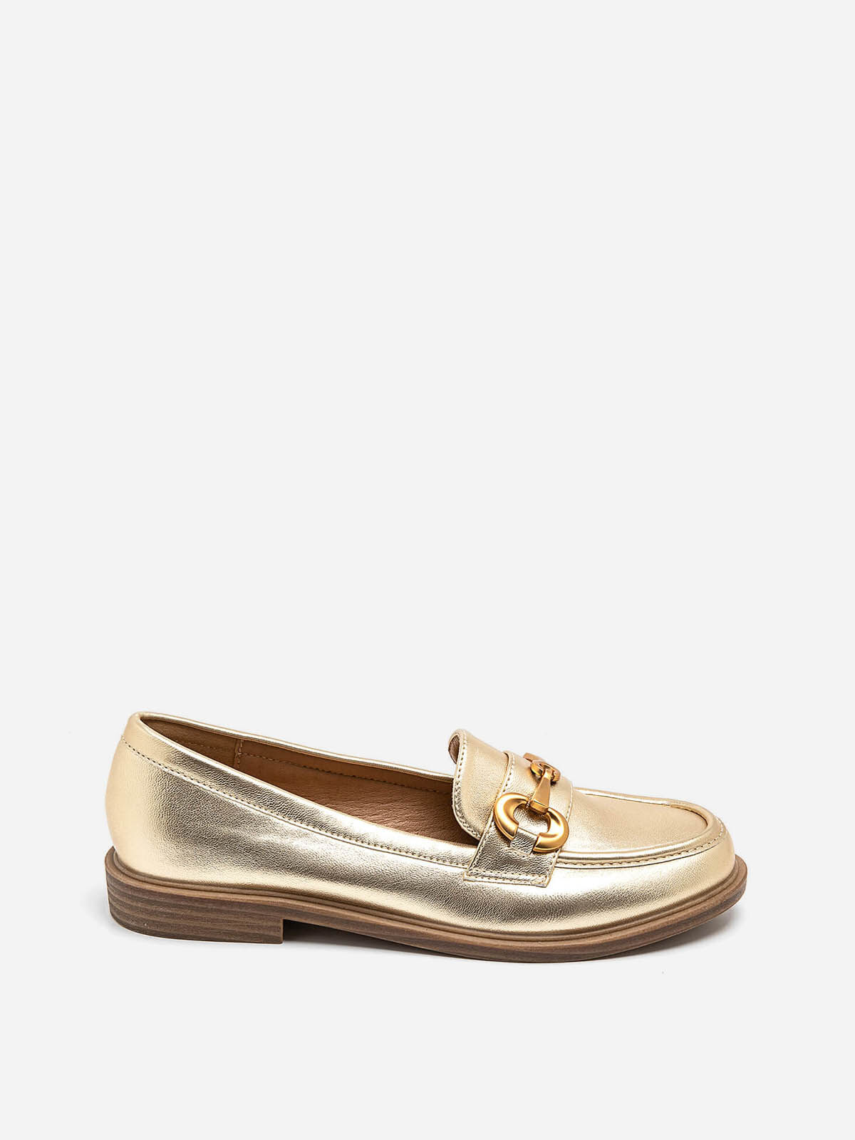 Mocassins classiques à mors doré- Doré