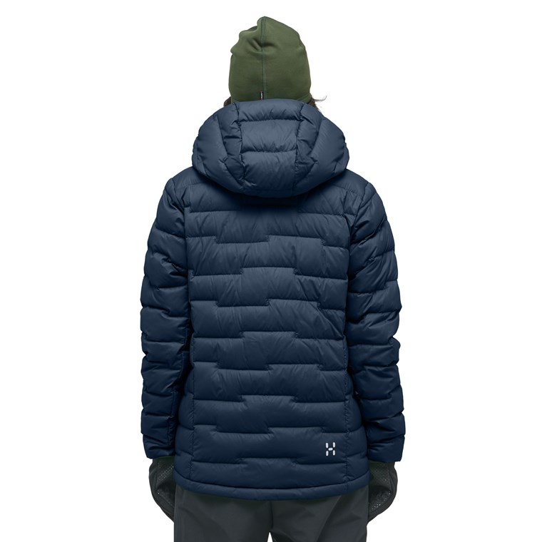 Haglöfs Roc Flash Down Hoodwomen Tarn Blue
