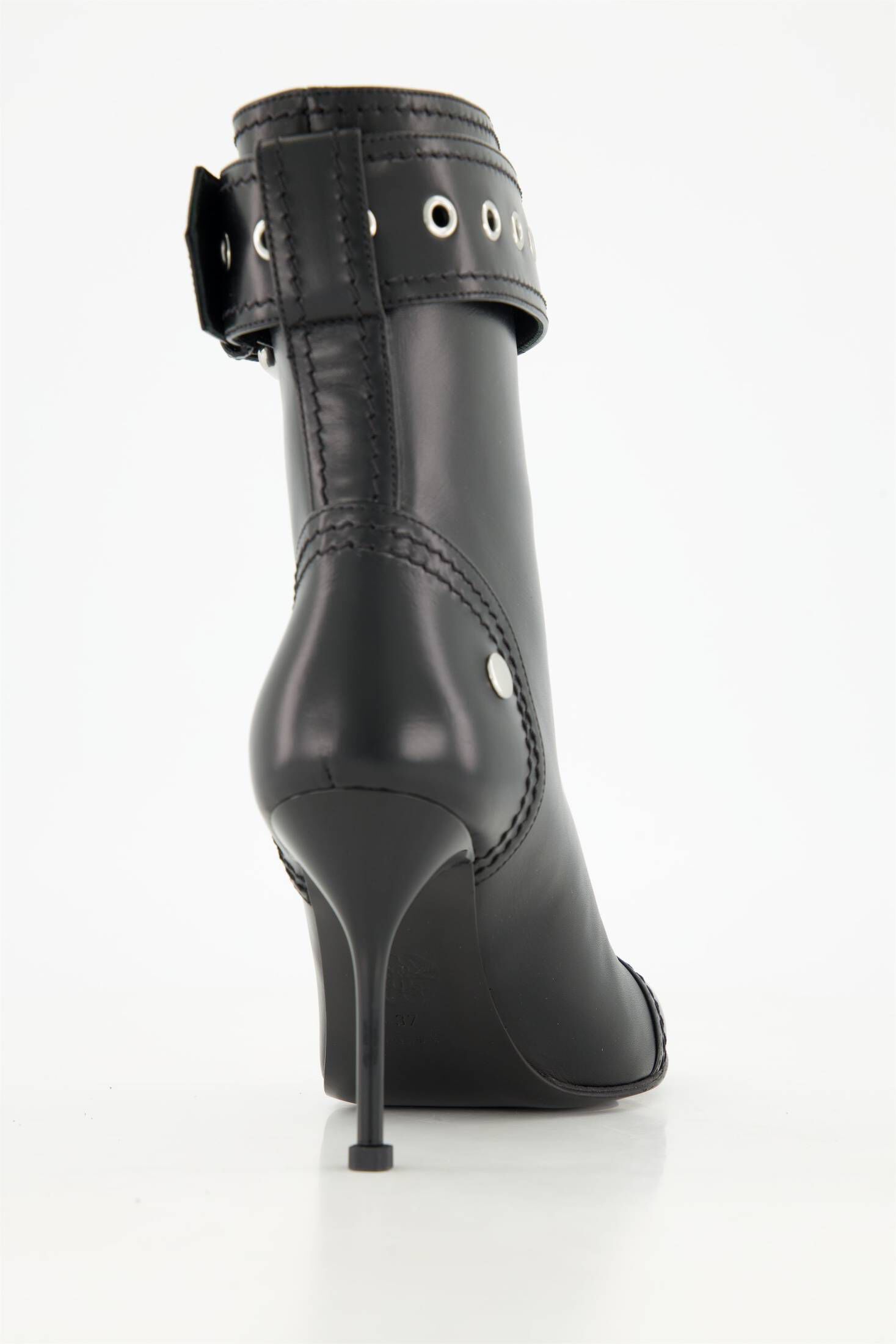 Alexander McQueen| Damen Stiefelette ANKLE BOOTIE aus Leder