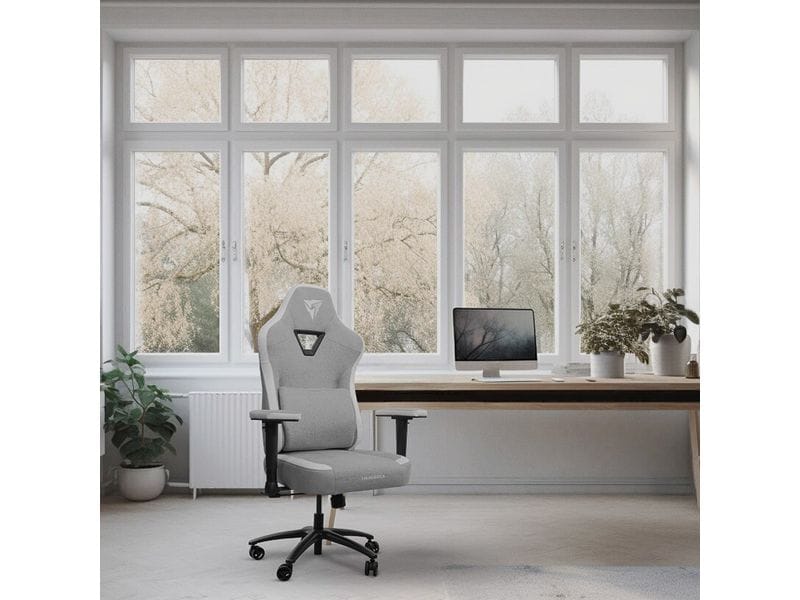 ThunderX3 Gaming-Stuhl EAZE Loft Grau Ergonomischer Gaming-Stuhl