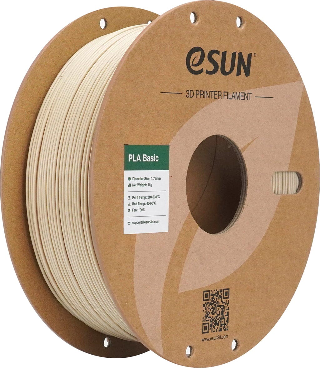 eSUN  PLA-Basic Bone White, 1,75 mm / 1000 g    Allround PLA Material in Bone White