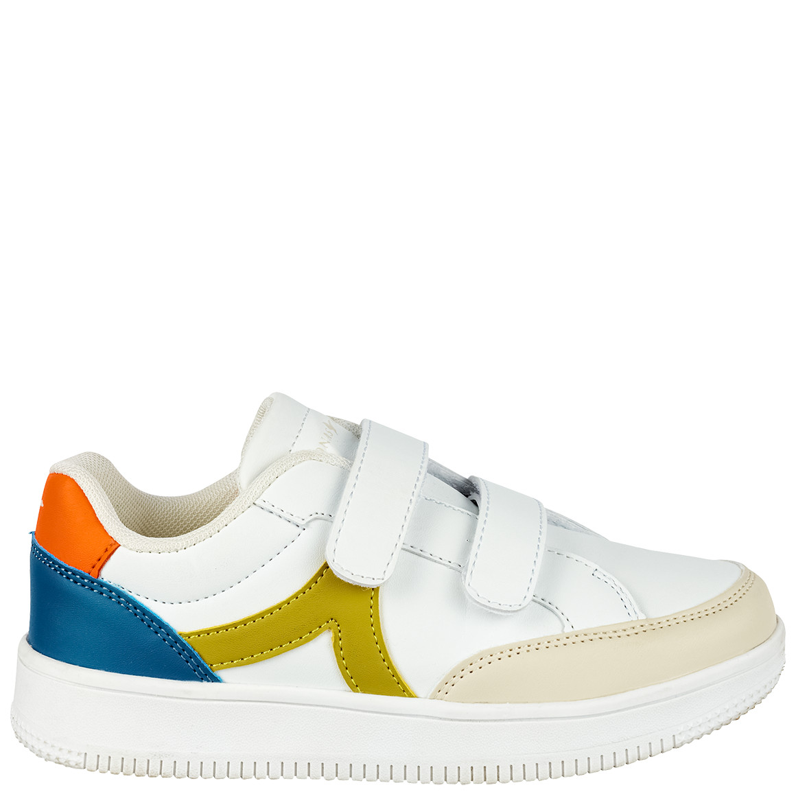 Jonas Nielsen Kinder Sneaker mit Klettverschluss blau / hellgrün / weiss