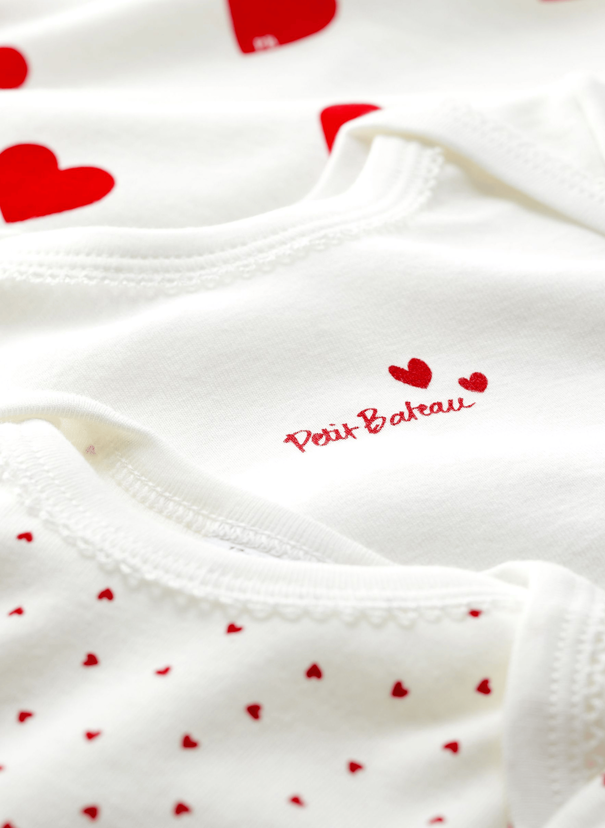 Lot de 3 bodies manches longues en coton | Multicolore