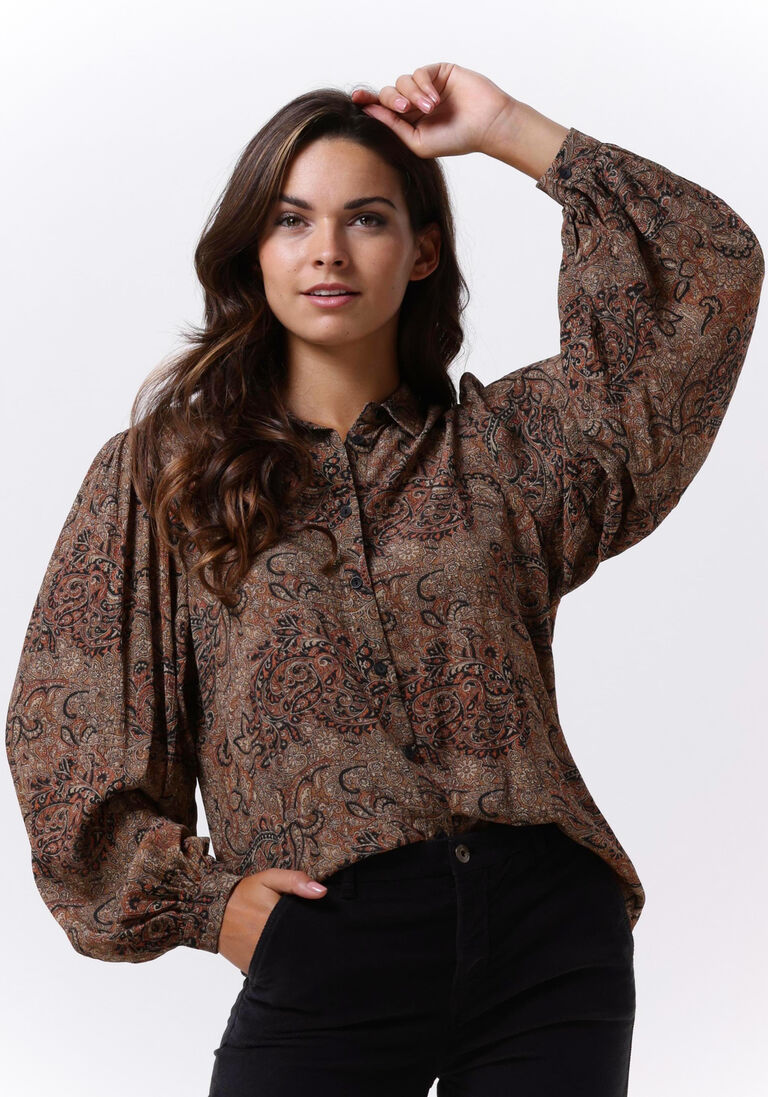 BY-BAR zwarte by-bar blouse arty paisley blouse