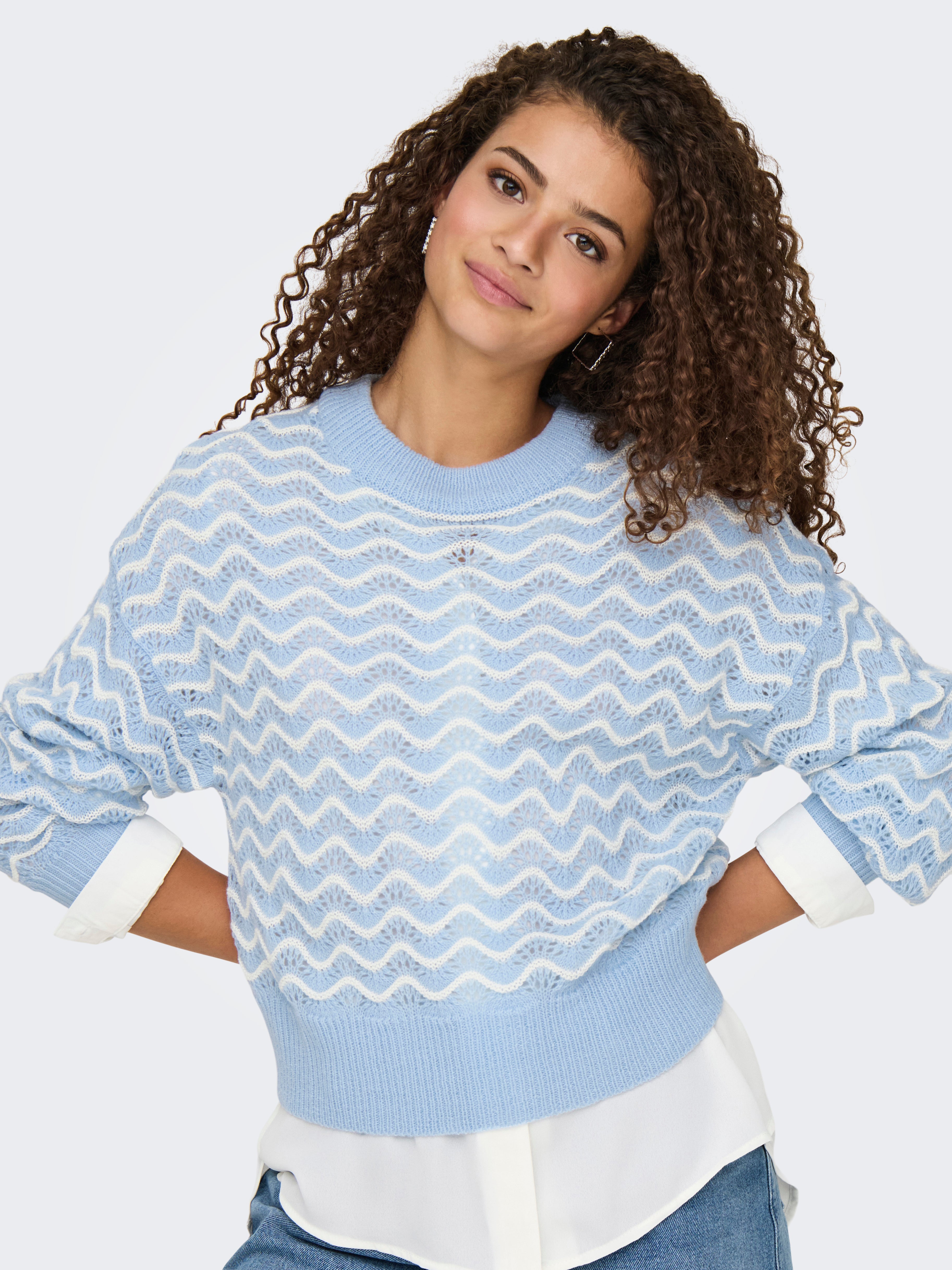 JDYRITA Strickpullover Kentucky Blue