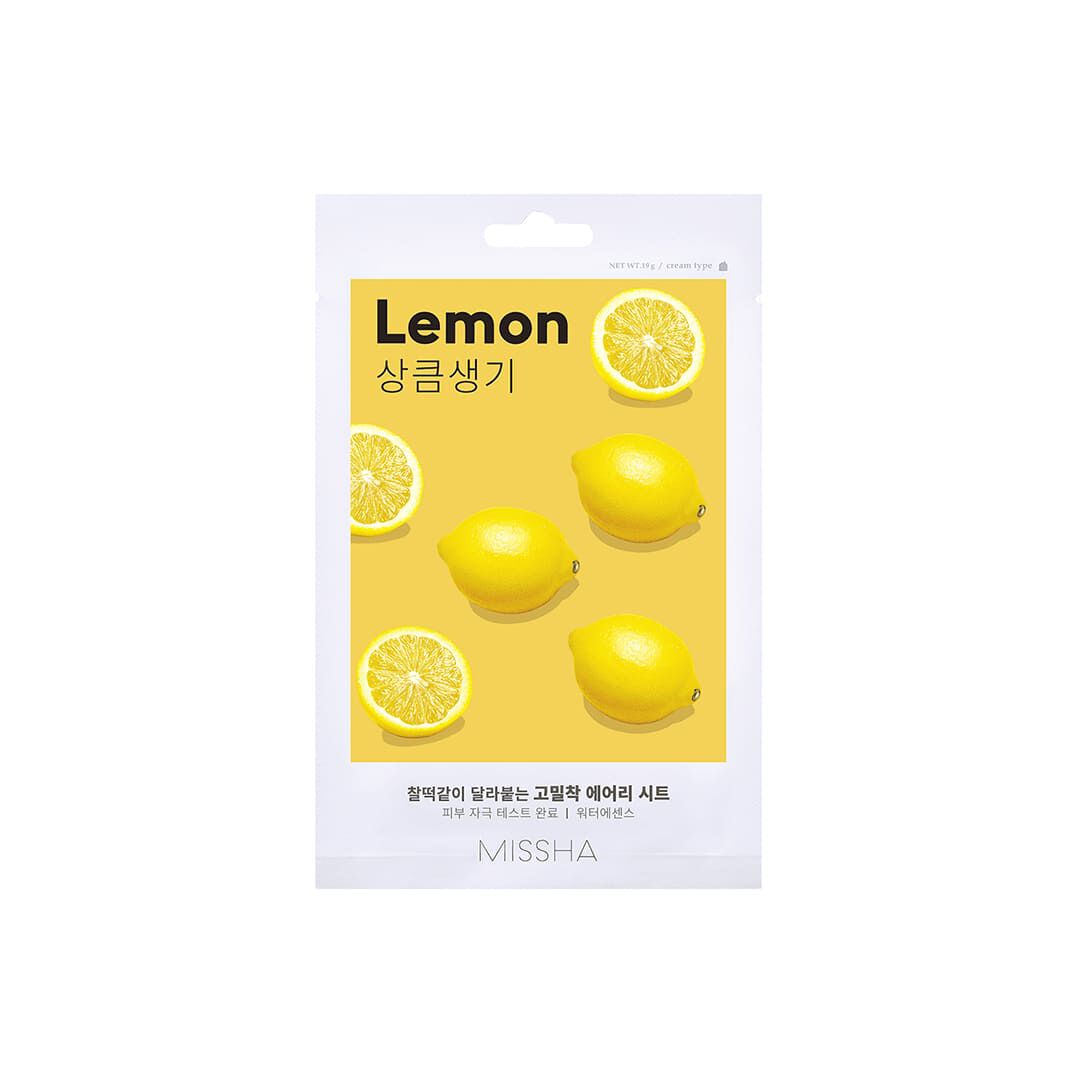 Máscara Airy Fit Sheet Mask - Lemon - 19gr