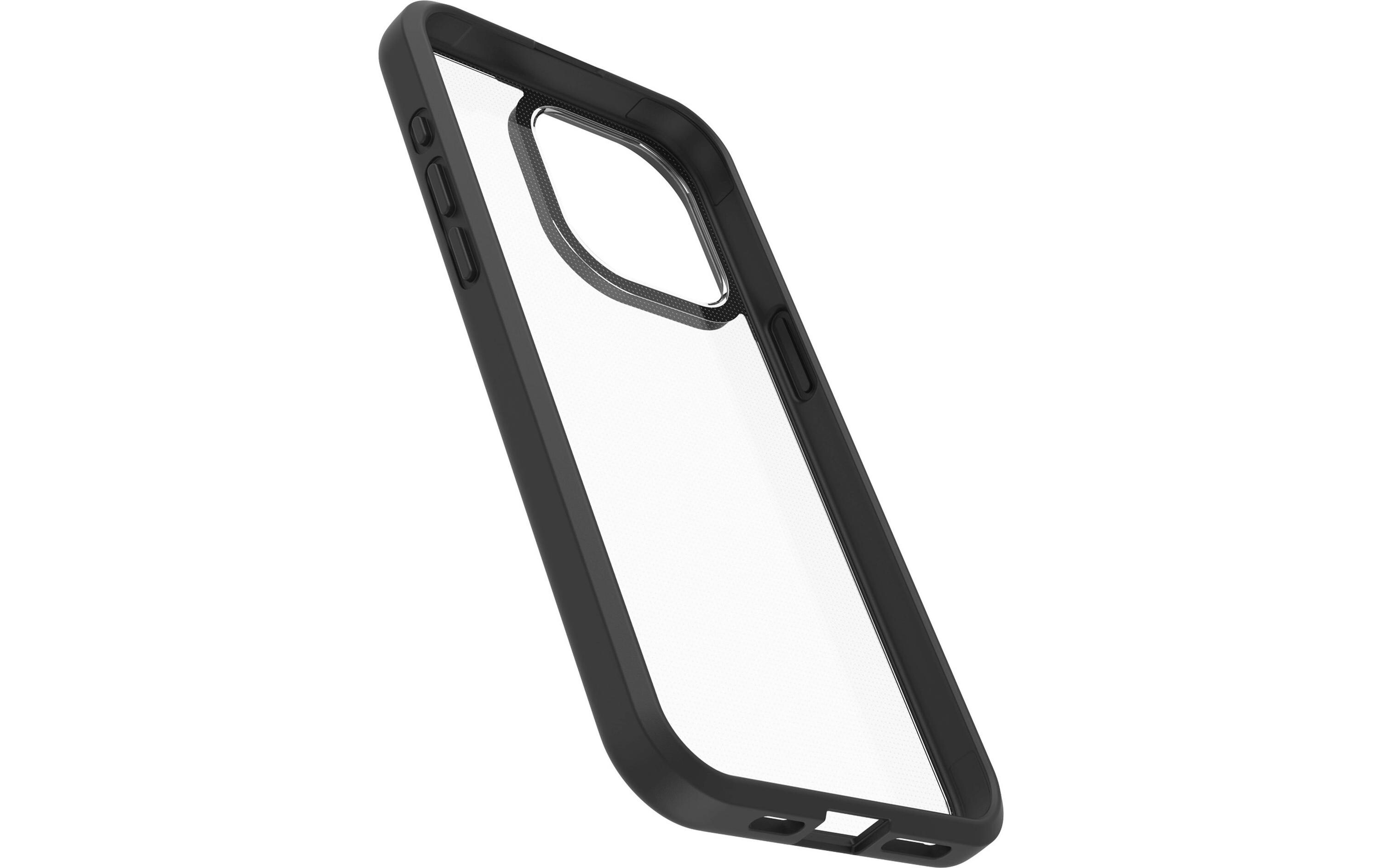 Back Cover React iPhone 15 Pro Max Schwarz/TransparentSchutzhülle für das Apple iPhone 15 Pro Max