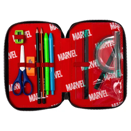 CoolPack Etui gefüllt, 3-Zip , MARVEL – AVENGERS -Kollektion 2024-