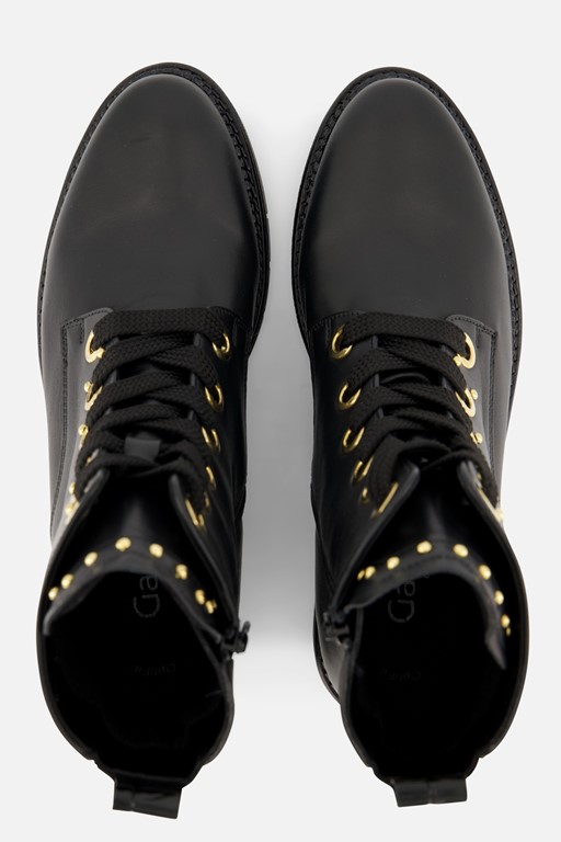 Gabor Veterboots zwart Leer