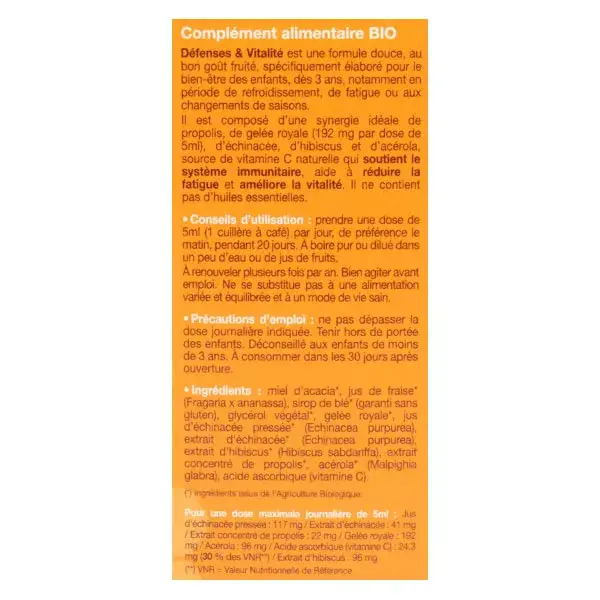Ladrôme Propolis Enfant Défenses et Vitalité Bio Flacon 100ml