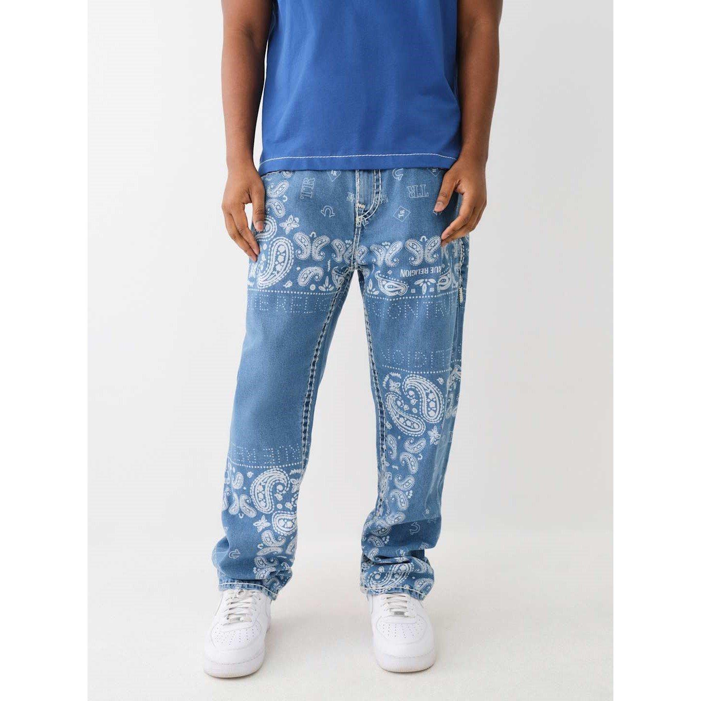 True Religion TR Bobby Bandana Jeans Mens