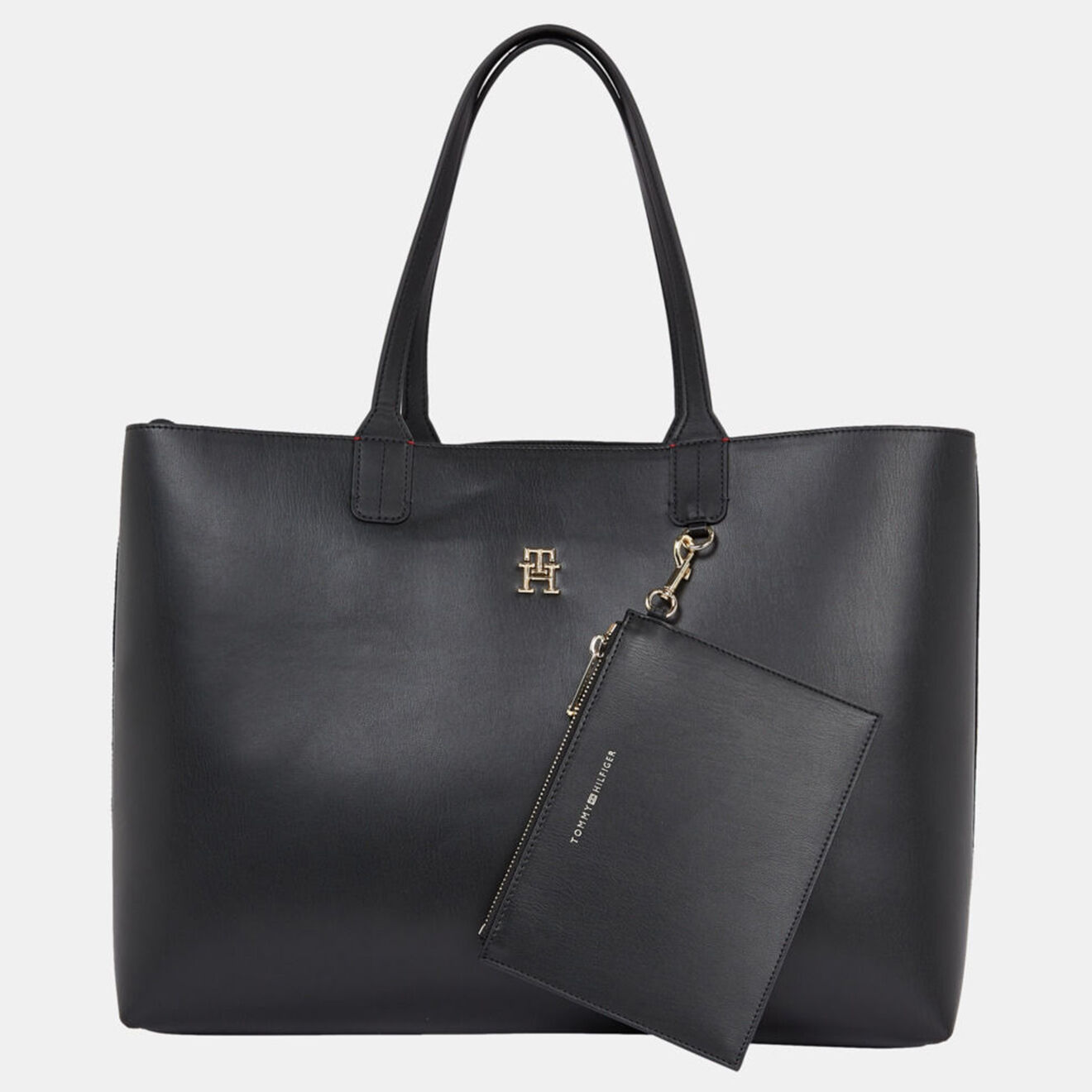 Tommy Hilfiger Sac cabas Iconic noir - 32x50x14 cm