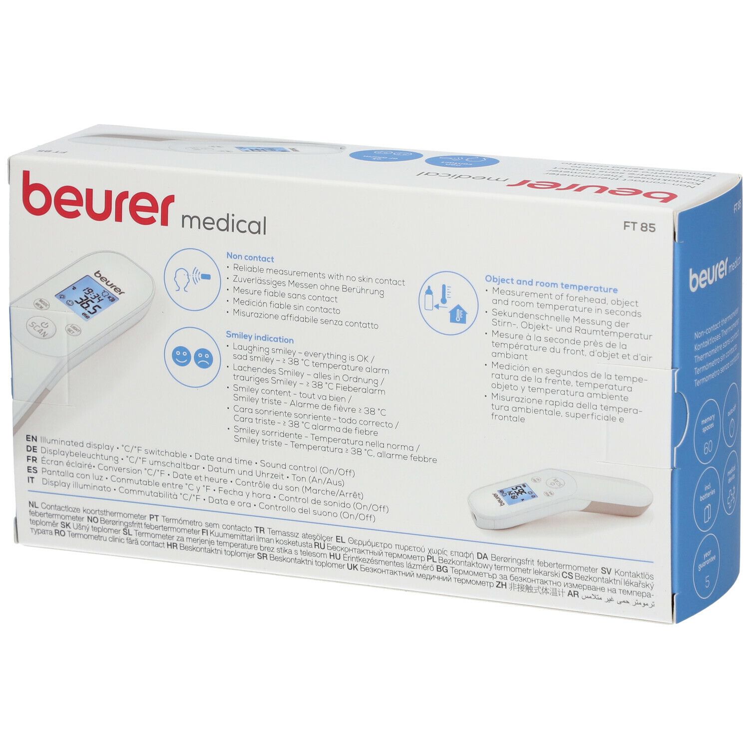 beurer kontaktloses Thermometer FT 85