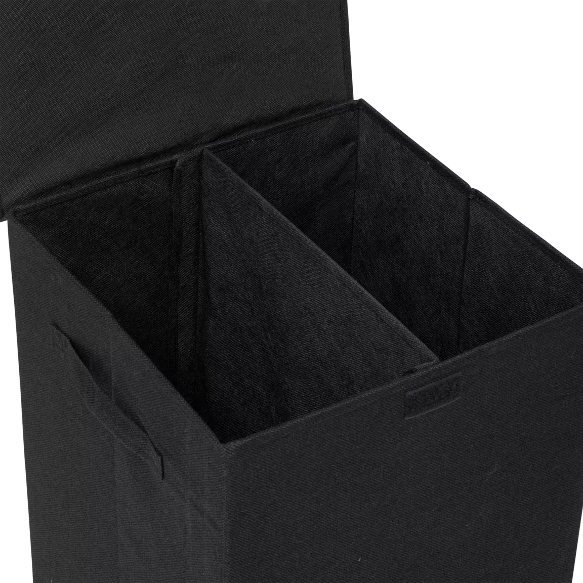 Panier à linge avec séparateur (H60 cm) Colors Noir khôl