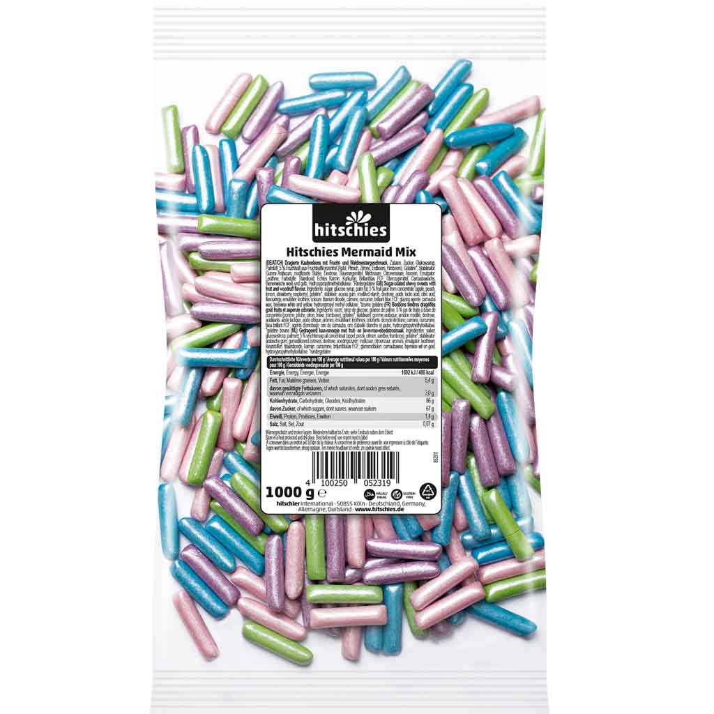 Hitschler Hitschies Mermaid Mix 1000g MHD:30.10.26