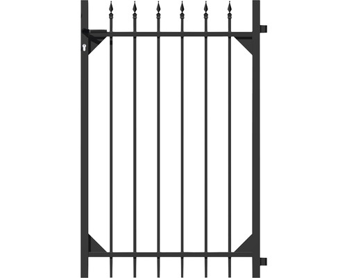 Enkele poort ALBERTS Chaussee 96,5 x 100 cm antraciet