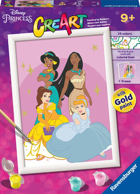 Ravensburger CreArt Disney Princess Fargeleggingssett