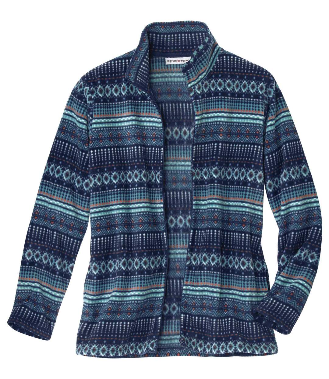 Veste Polaire Motifs Jacquard