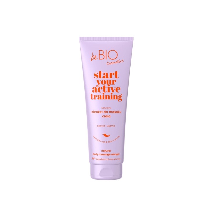 BeBio Cosmetics Natürliches Massage-Oleogel START YOUR ACTIVE TRAINING 250 ml