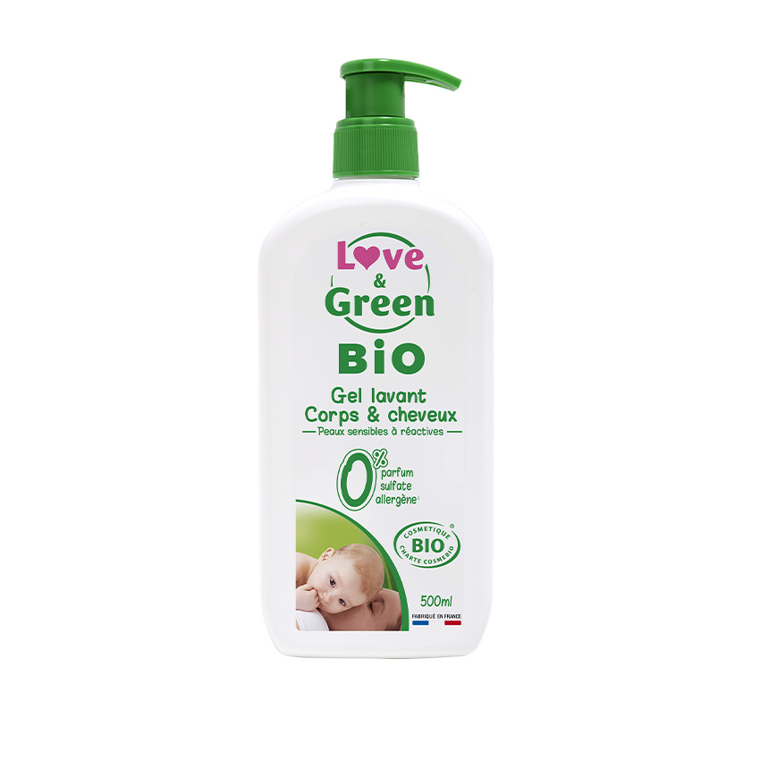 Gel lavant corps et cheveux hypoallergénique - 500ml