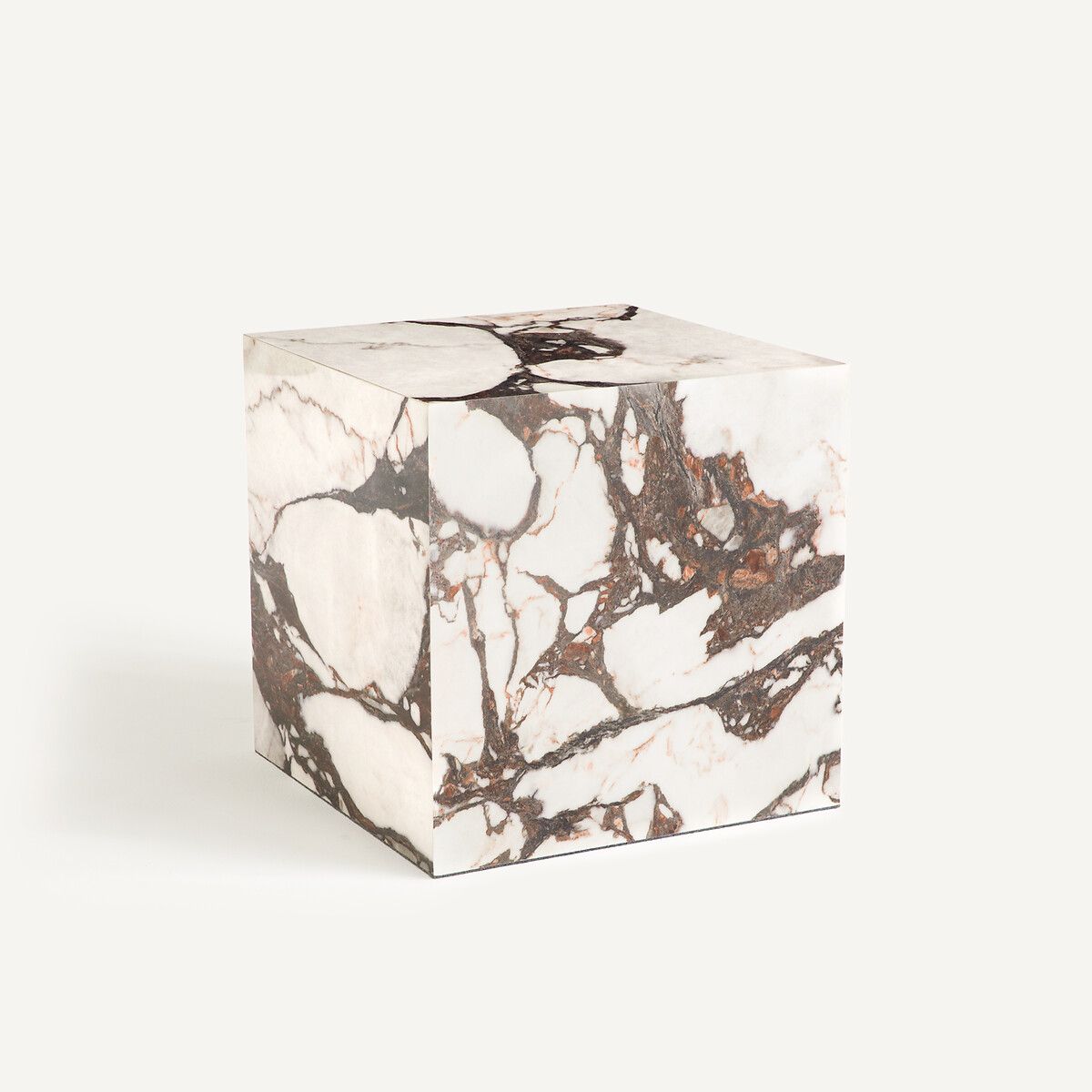 AM.PM<br>Mesa lateral, cerâmica com efeito mármore, Alcana