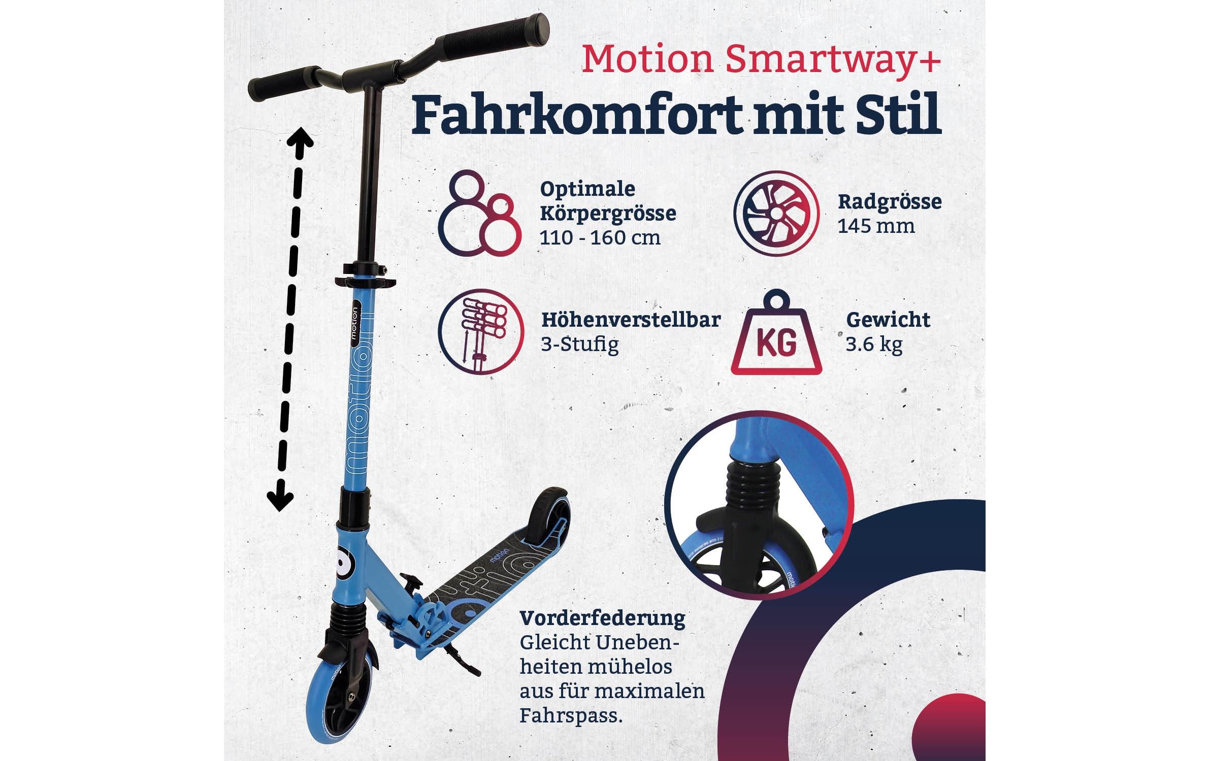 Scooter »Motion Smartway +, 145 mm«
